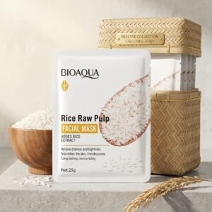 BIOAQUA Rice Raw Pulp Facial Sheet Mask 25g